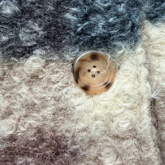 Knox Rose Cream, Brown, Blue and Tan Wool-Blend Jacket - Size M - Picture 5 of 8